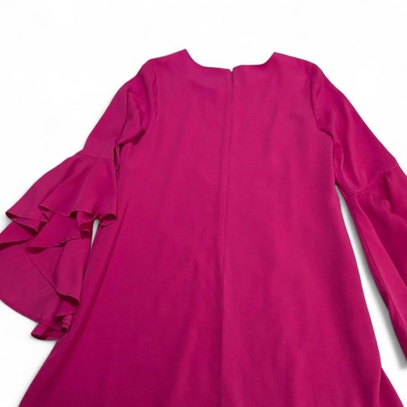 CeCe Fuchsia Dress with Bell Sleeves - Picture 5 of 6